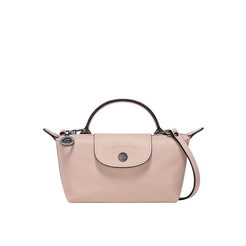 MINI BOLSO PARISIEN DE PIEL - ROSA CUARZO