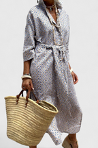 Sherlyn Vestido Camisero de Rayas con Estilo Atemporal