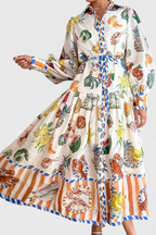 Natasha Vestido Midi Elegante Fit-and-Flare