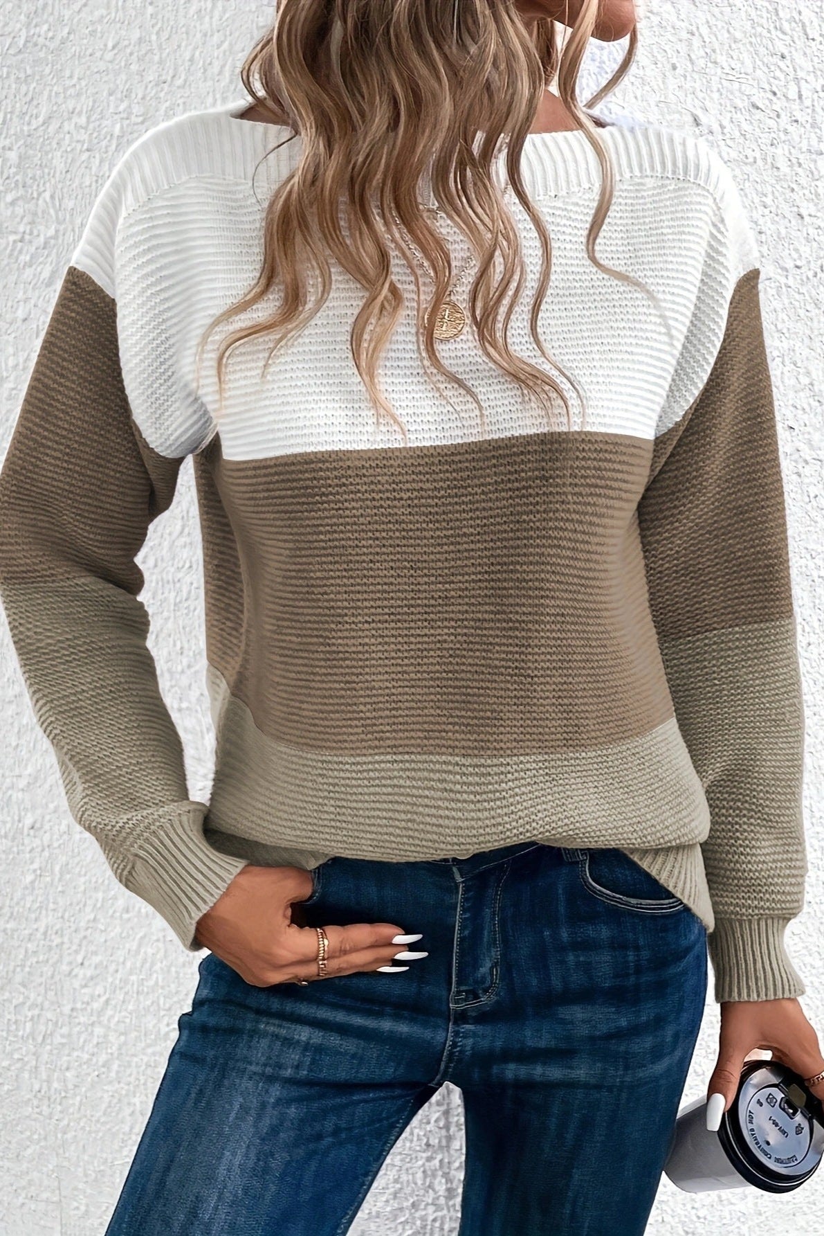 Soria Jersey de Mezcla de Lana con Toque Suave