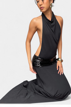 Georgia Vestido Halter Elegancia Lujo
