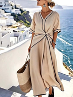 PORTOFINO | Vestido Maxi con Detalle Nudo