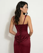 Vestido Escultura Roja