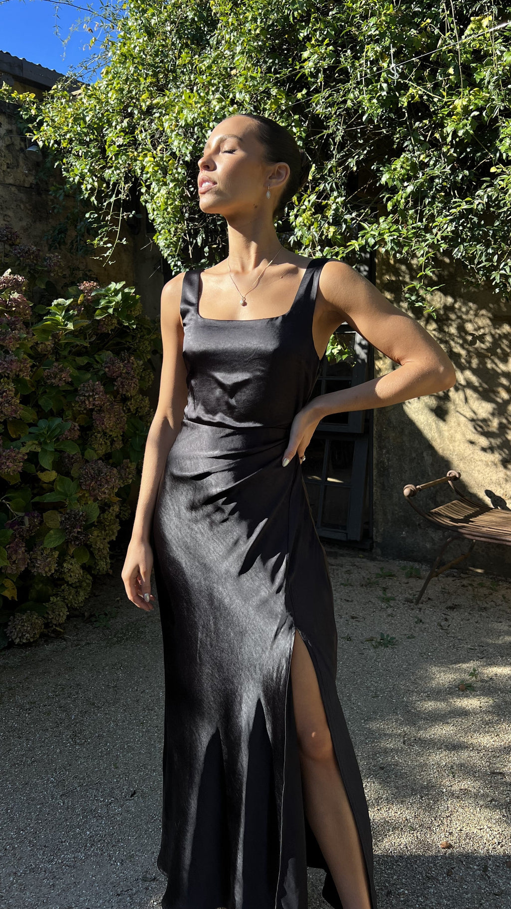 Vestido Maxi Alaria - Negro
