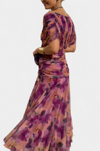 Alondra Vestido Largo con Estampado Floral
