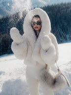 Ivory Edition Luxe | Chaqueta de pelo