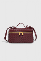 Milla Bolso Mini Woven con Accesorios Dorados