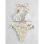 Golden Luxe Biquini – Glamour con detalle dorado