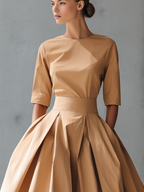 Camélia | Vestido Midaxi Elegante con Cintura Esculpida