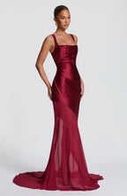 Vestido Eliza - Borgoña