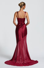 Vestido Eliza - Borgoña