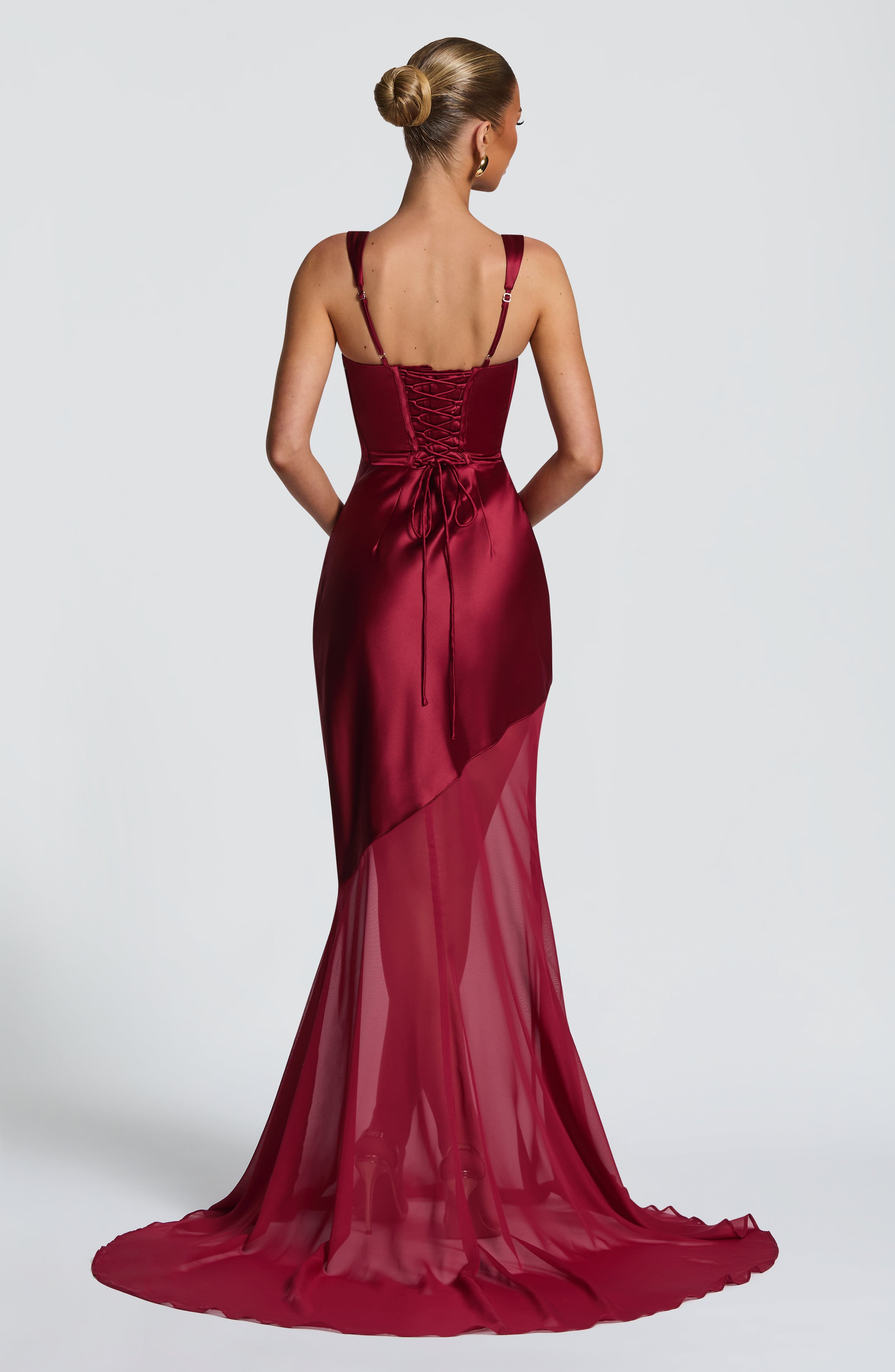 Vestido Eliza - Borgoña