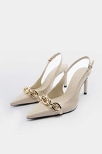 Tacones Metálicos con Cadena