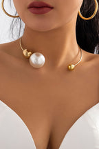 Collares de Perlas de Metal