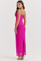 AURELIA | Vestido de Malla con Encaje