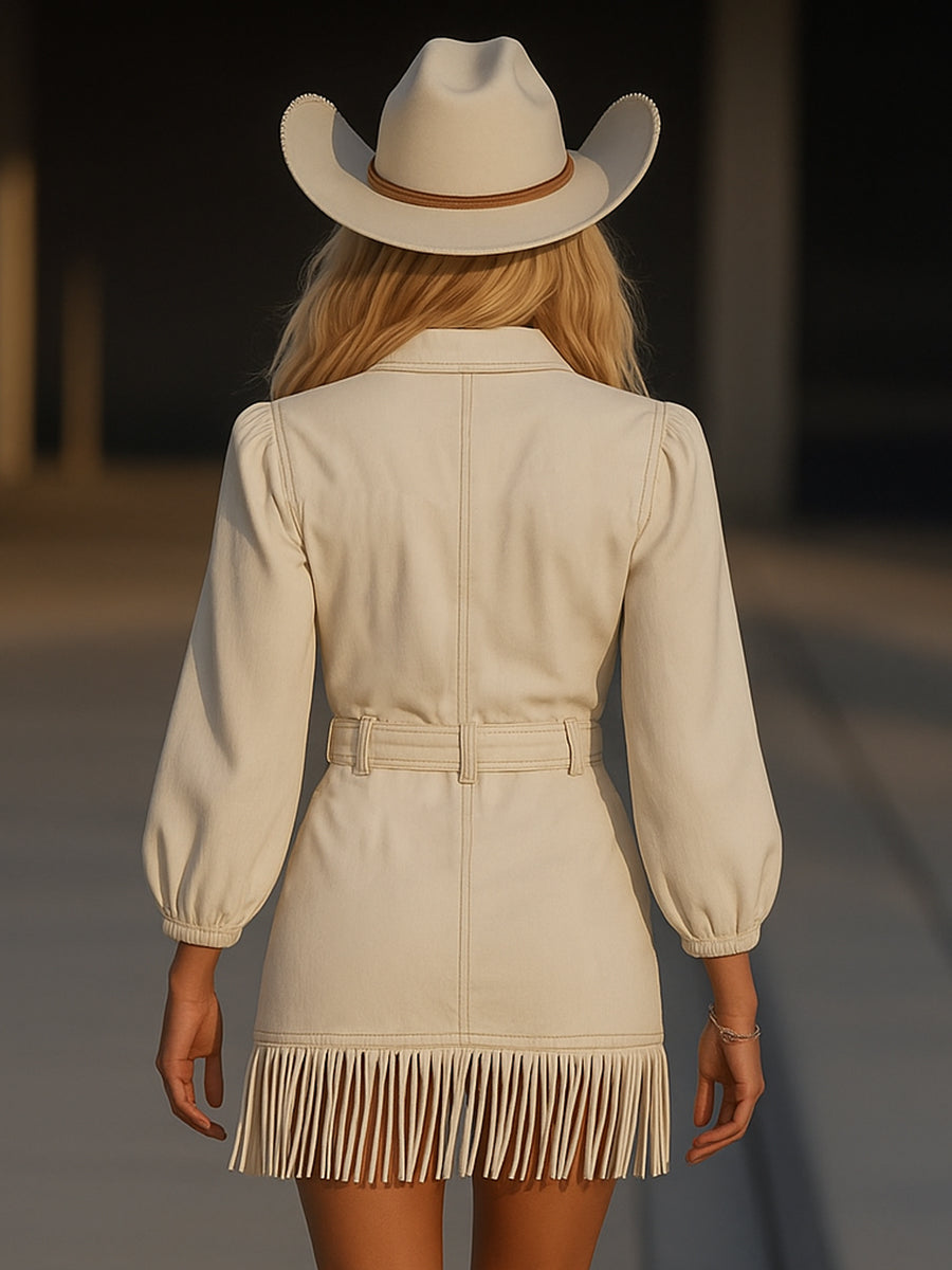 Sienna | Mono Corto de Denim Sofisticado