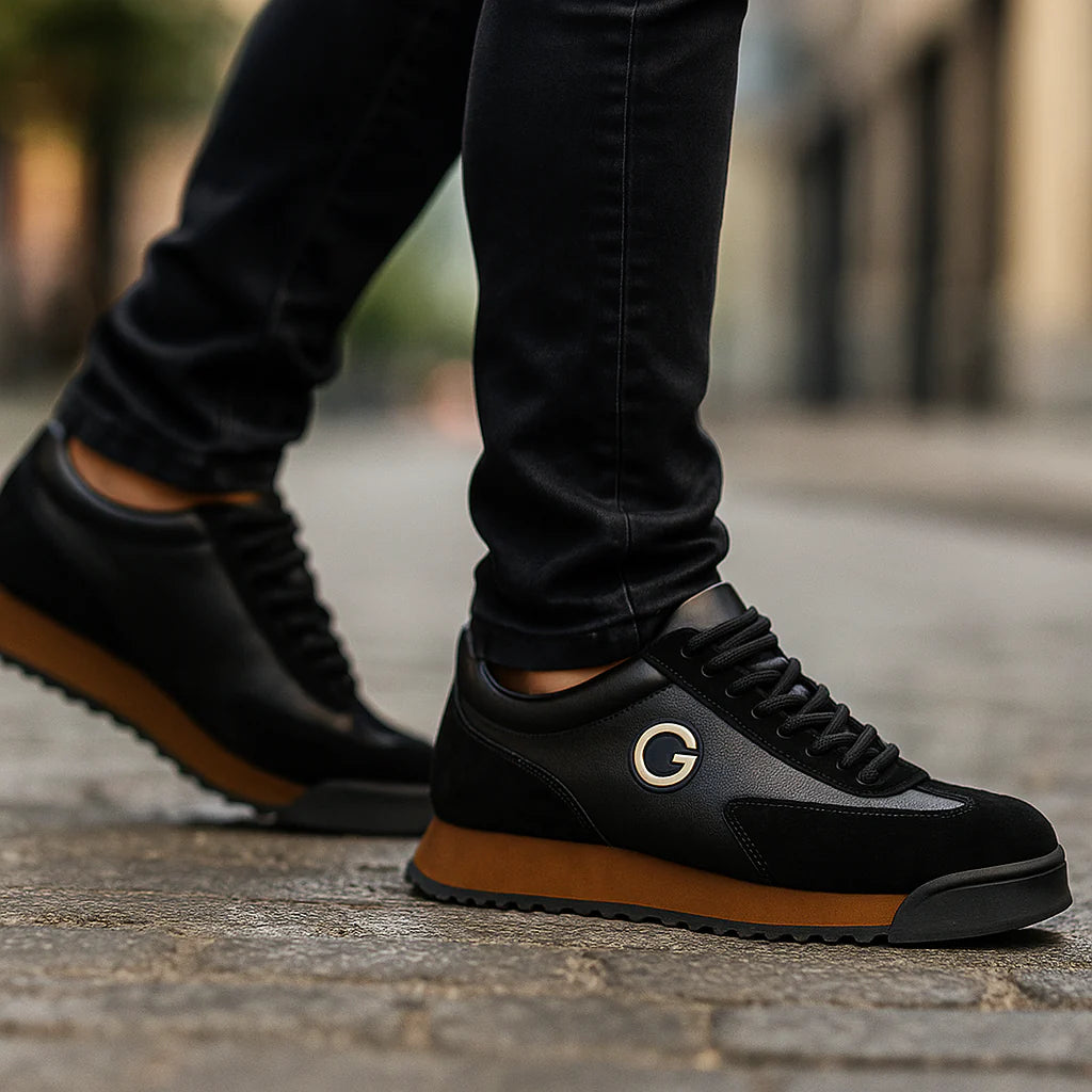 Elegantes zapatos de piel