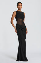 Vestido largo Gracelyn - Negro