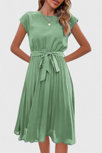 Luxie Vestido Midi Elegante de Tejido Ligero y Corte Fluido