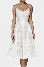 Everleigh Vestido Largo con Bordados y Corte en A