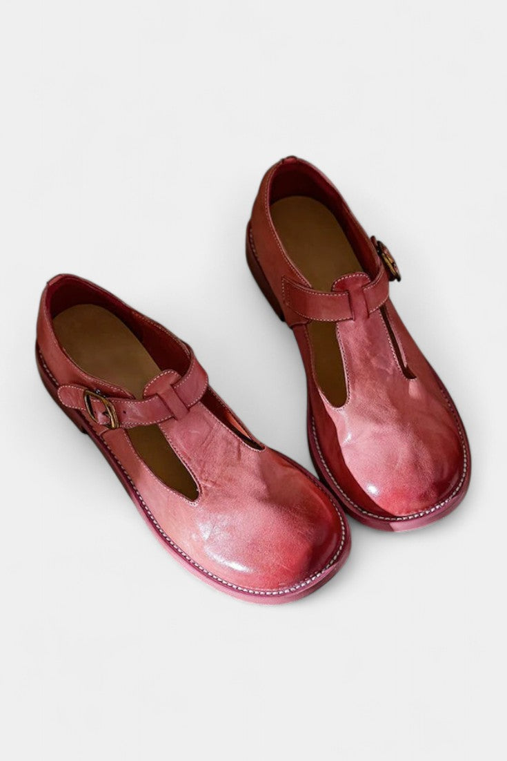 Elsa Mary Janes Elegantes con Tira en T