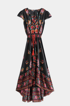 Chiara Vestido Floral Boho Chic con Cintura Ajustable
