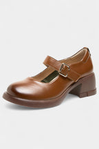 Kailyn Zapatos Mary Jane de Cuero