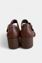 Agnes Zapatos Mary Janes de Cuero