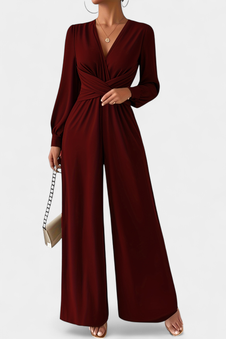 Eudora Traje Elegante de Mujer con Cuello en V