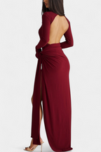 Lira Vestido de Espalda Abierta Atemporal