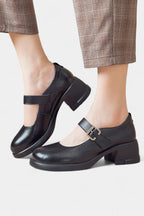 Kailyn Zapatos Mary Jane de Cuero
