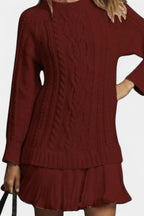 Daina Vestido Mini de Punto con Forma Retorcida