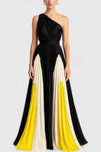 Antía Vestido Maxi Off-Shoulder con Estampado Elegante