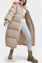 Razel Abrigo Puffer de Invierno con Capucha