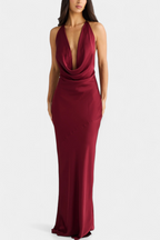 Zayana Vestido Elegante con Drapeado