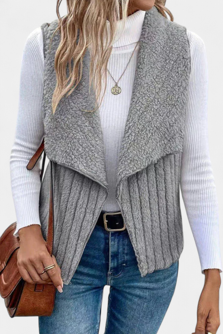 Alanni Cárdigan Casual con Textura Acogedora