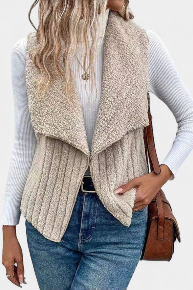 Alanni Cárdigan Casual con Textura Acogedora