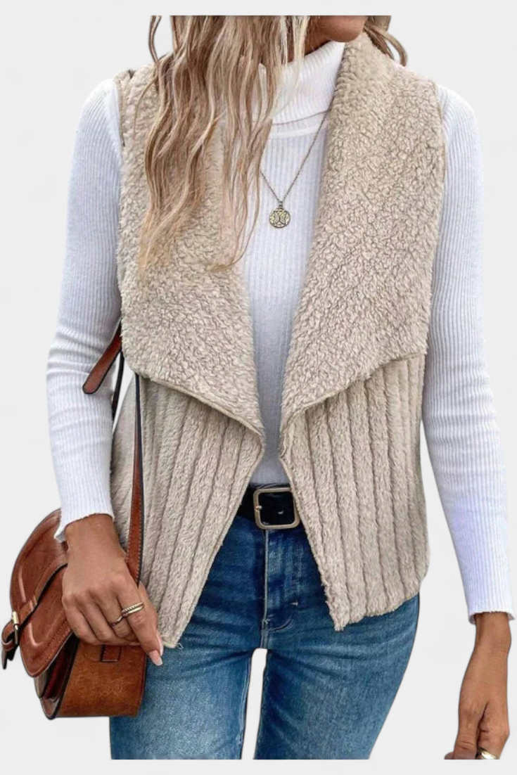 Alanni Cárdigan Casual con Textura Acogedora