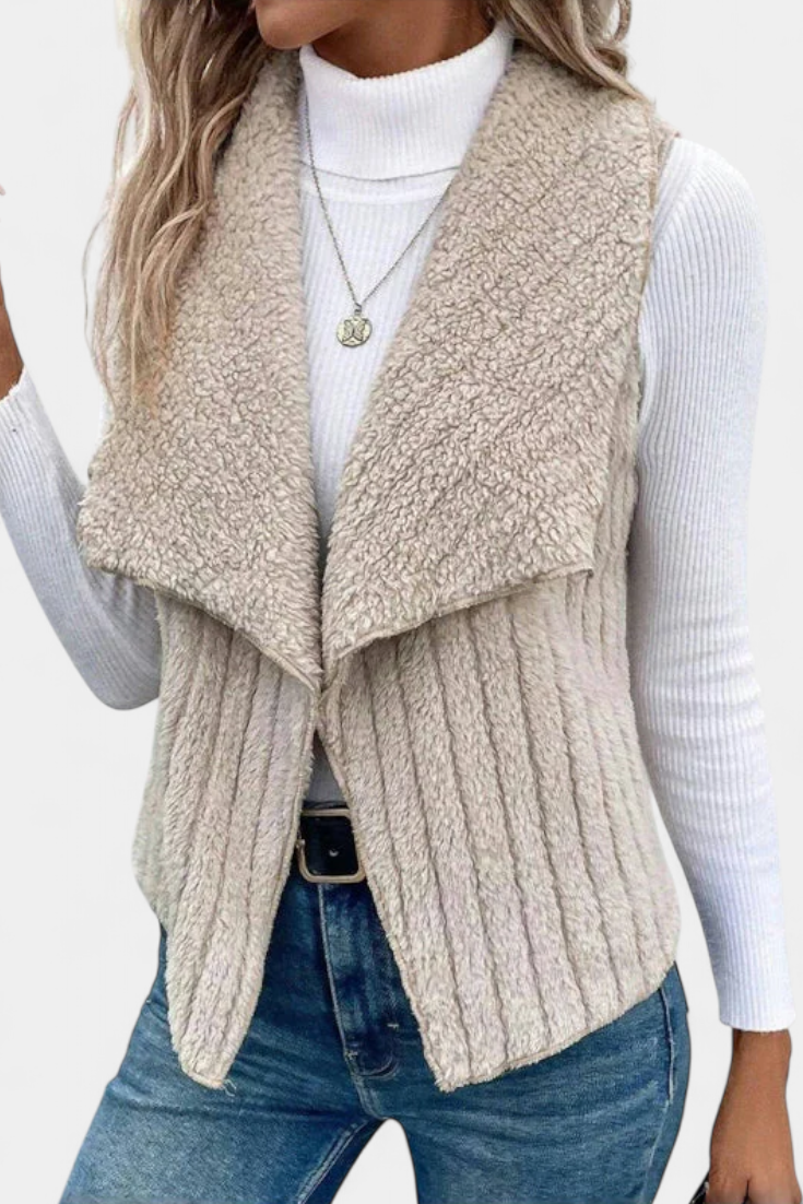 Alanni Cárdigan Casual con Textura Acogedora
