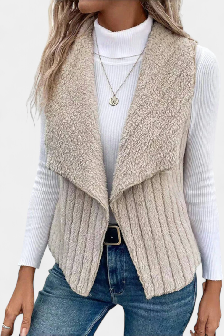 Alanni Cárdigan Casual con Textura Acogedora
