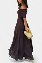 Jessamy Vestido Maxi Tie-Dye de Un Hombro