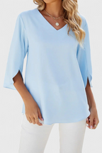 Tabitha Blusa Casual con Corte Suelto y Estilo Sofisticado