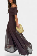 Jessamy Vestido Maxi Tie-Dye de Un Hombro
