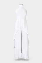 Chrysoula Conjunto Asimétrico con Pantalón Plisado