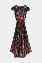 Chiara Vestido Floral Boho Chic con Cintura Ajustable