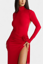 Lira Vestido de Espalda Abierta Atemporal