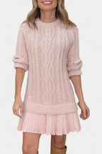 Daina Vestido Mini de Punto con Forma Retorcida