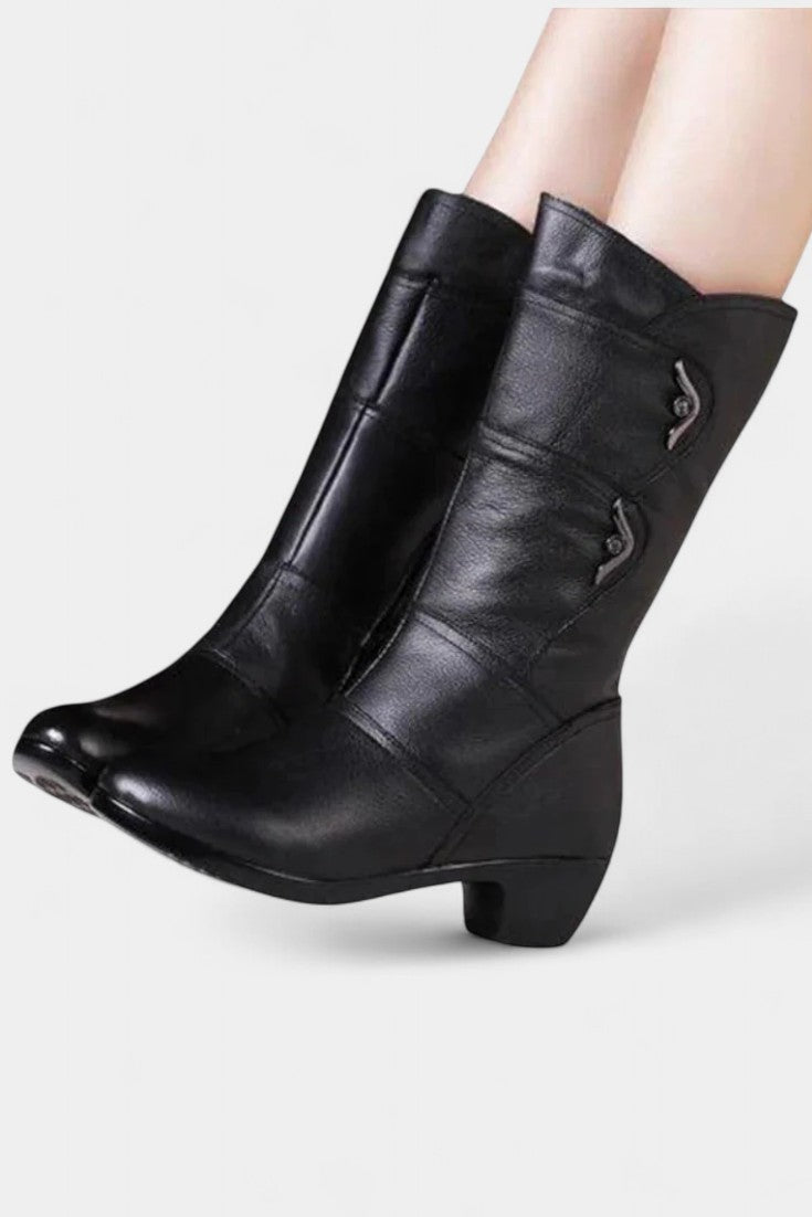 Hadley Botines con Cremallera y Plantilla Acolchada