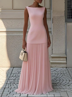 Serena Vestido Maxi Plisado