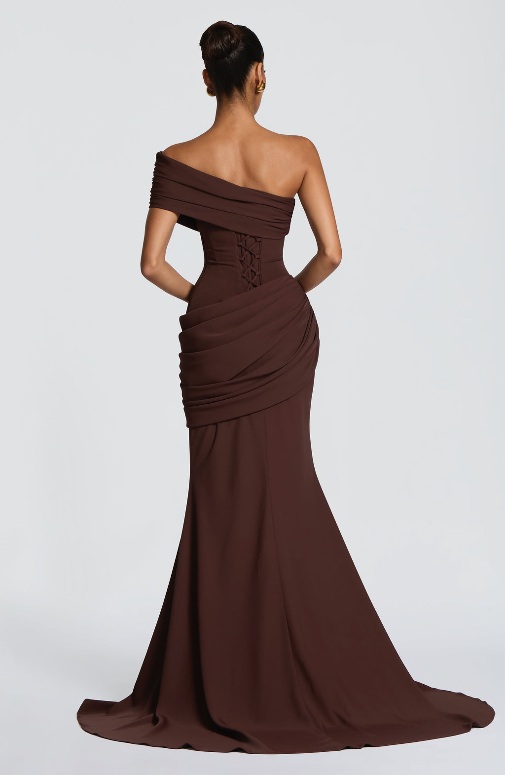 Vestido Kasia - Marrón ciruela